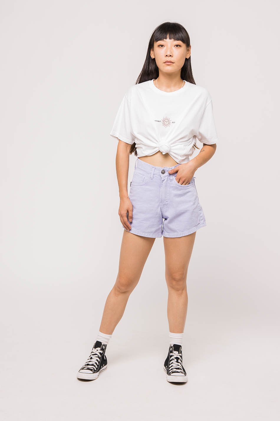 Short Mauve Rétro