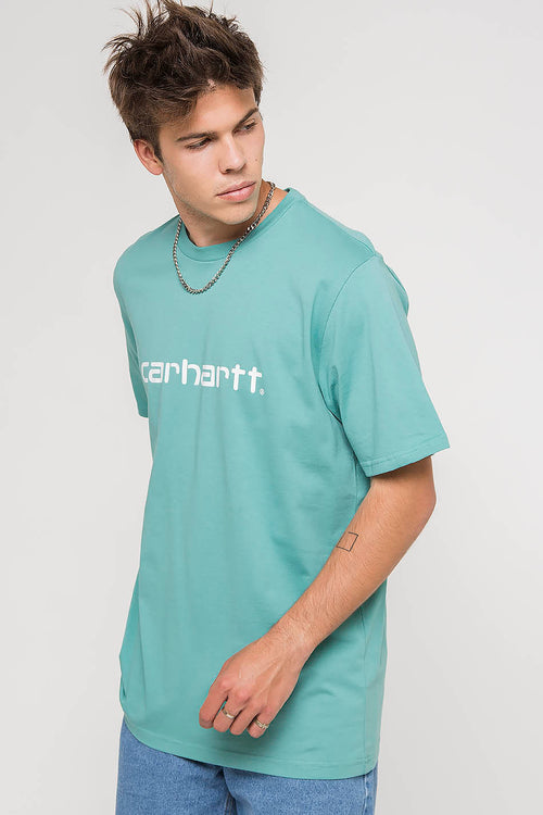 Camiseta Carhartt WIP Script Bondi/Blanco