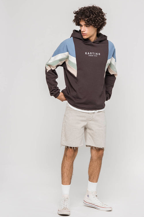Ewan Grau/Blau/Elfenbein/Grün Pullover