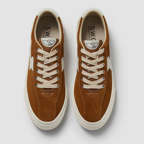 baskets S.W.C Dellows S-Strike-Tan-Blanc