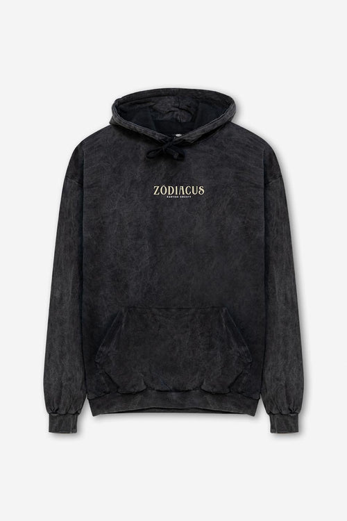 Sudadera Washed Zodiacus Black