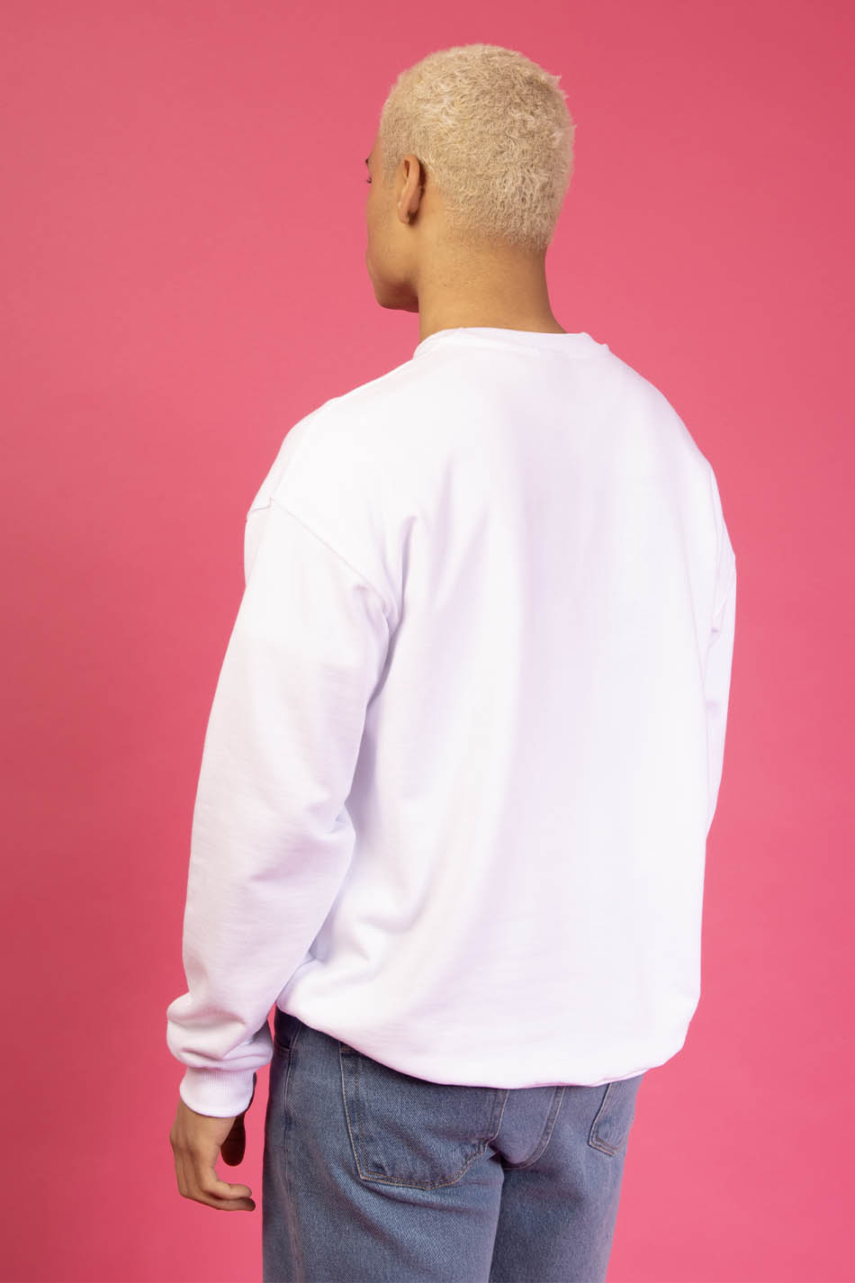 Crazy Lemon Sweatshirt in Weiß