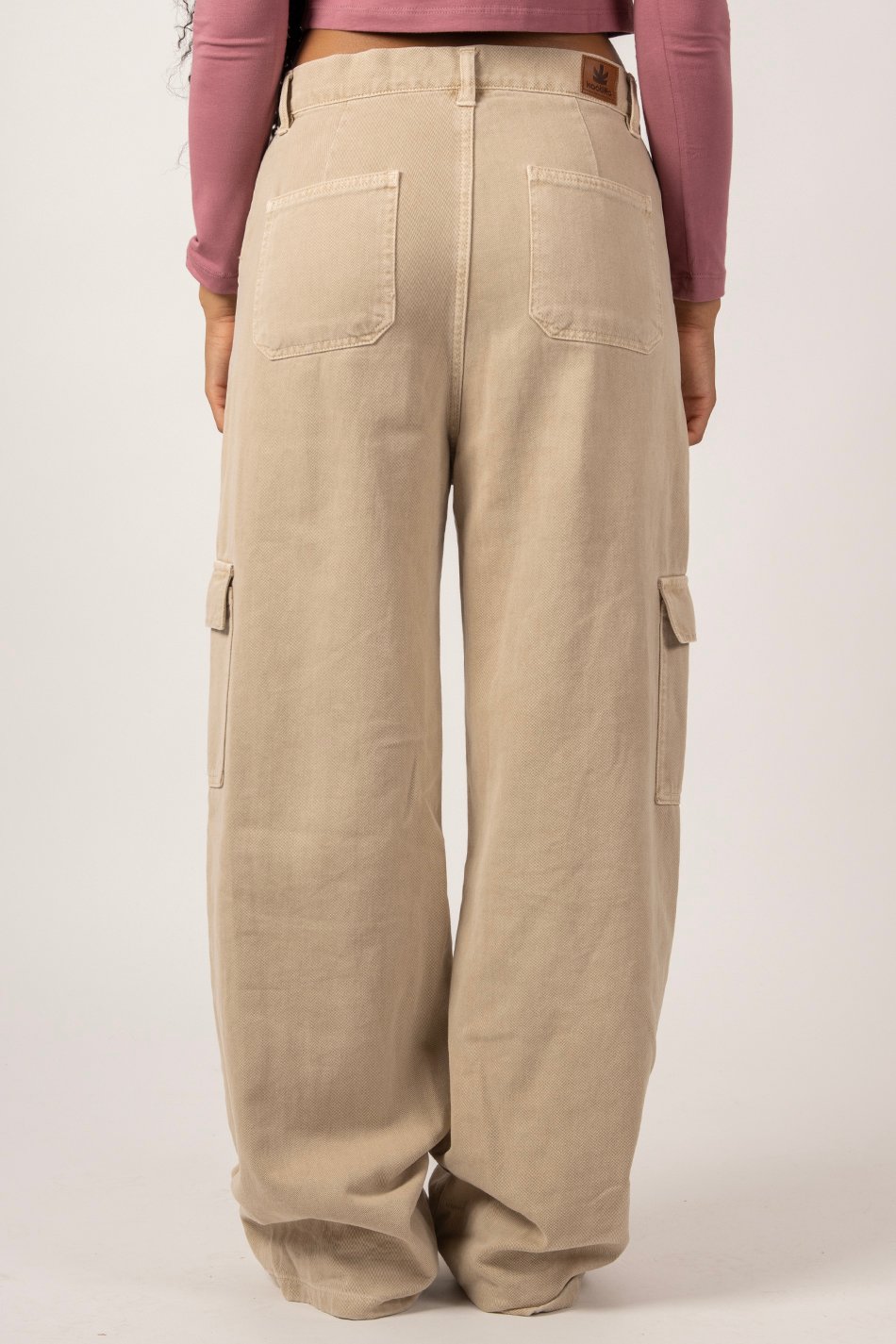 Cargo Wide Leg Ivory Hose