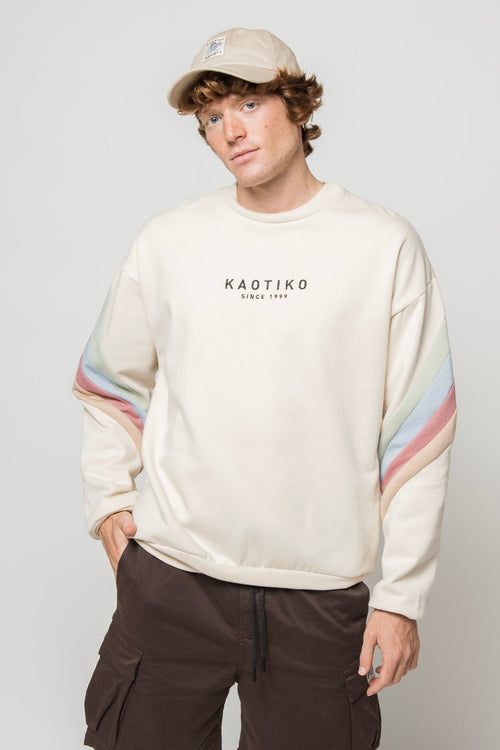 Walker Bone/ Pale Green Sweatshirt