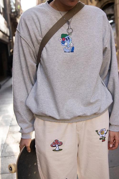 World Grey Kapuzenpullover