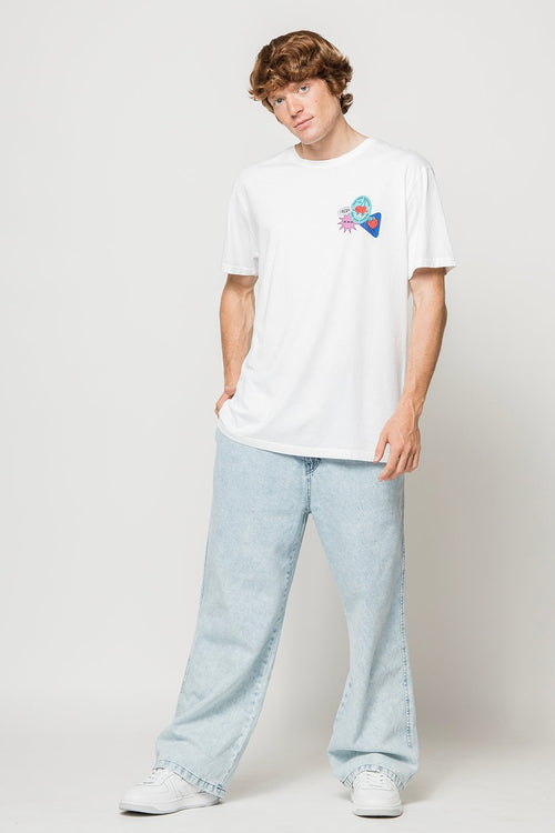 T-Shirt Washed Fresh White