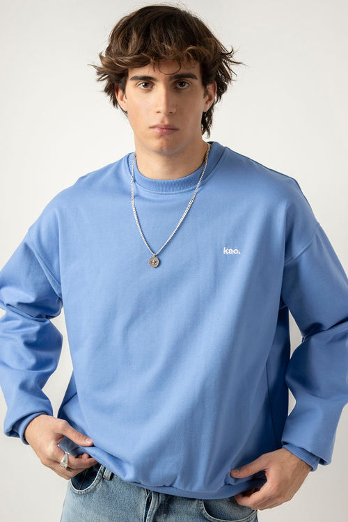 Sweatshirt Alan Blue Ink