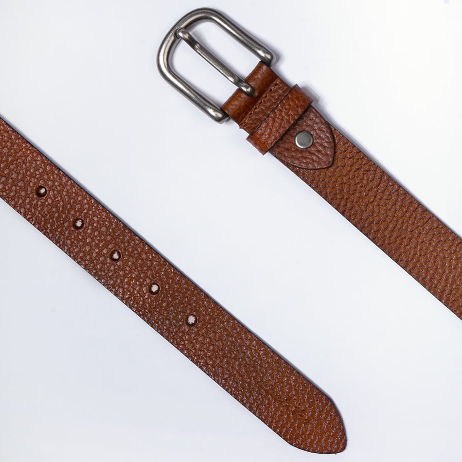 Gürtel Leather Cognac