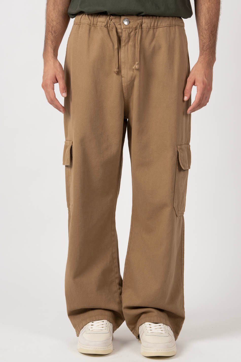 Pantalon Casual Cargo Pocket Toast