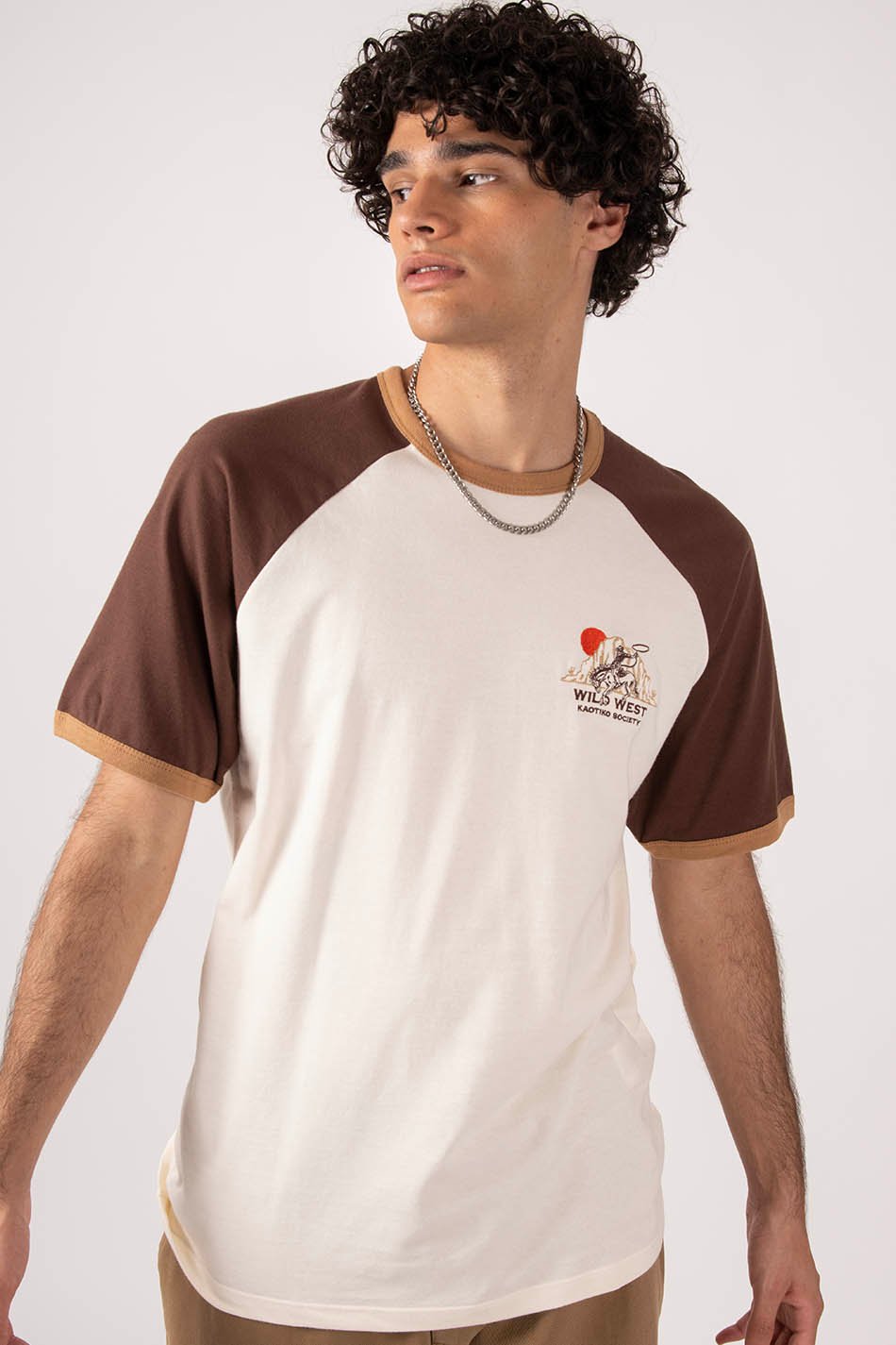 Wild West Ivory/ Brown T-Shirt