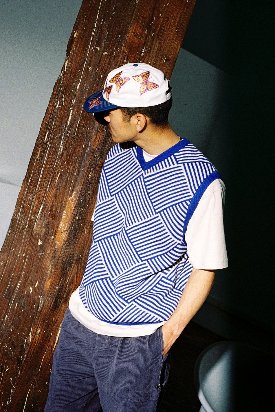 Weste Butter Goods Parquet Knit