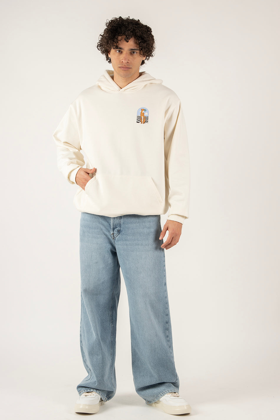 Sweatshirt ivoire Fearless Dreamer