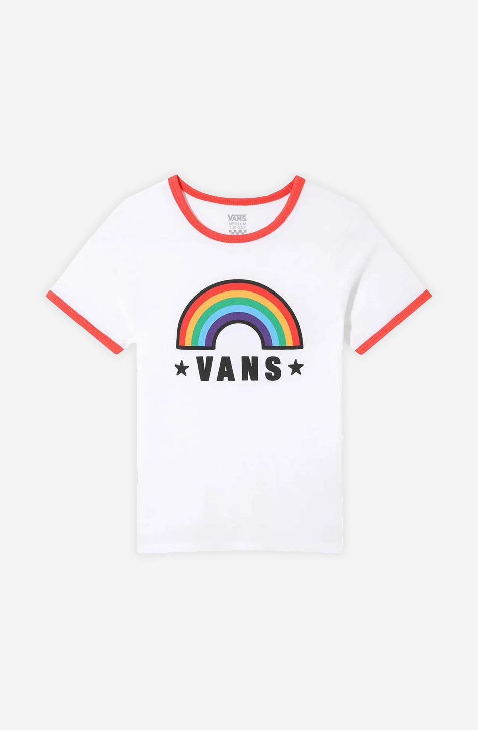 Vans Rainbow Patch White T-Shirt