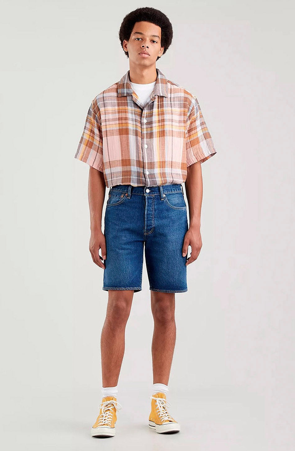 Shorts Levi's 501 Hemmed Bleu Eyes Break