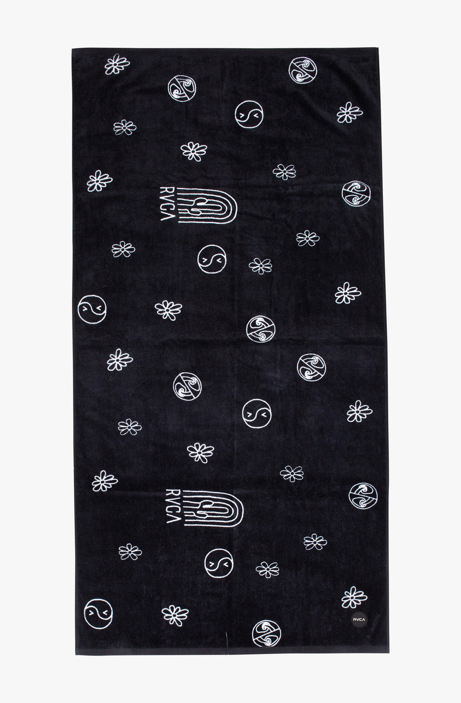 RVCA Barnes Black Towel