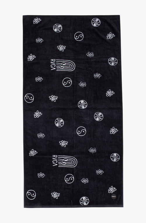 RVCA Barnes Black Towel