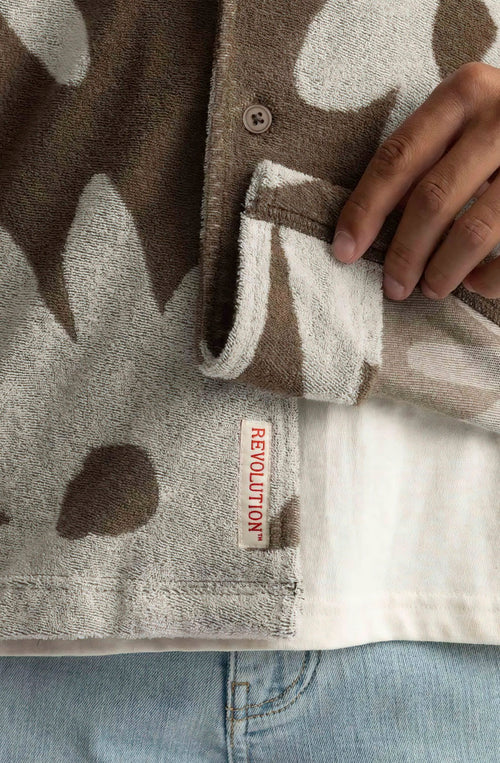3919 SHIRT S/S  BROWN