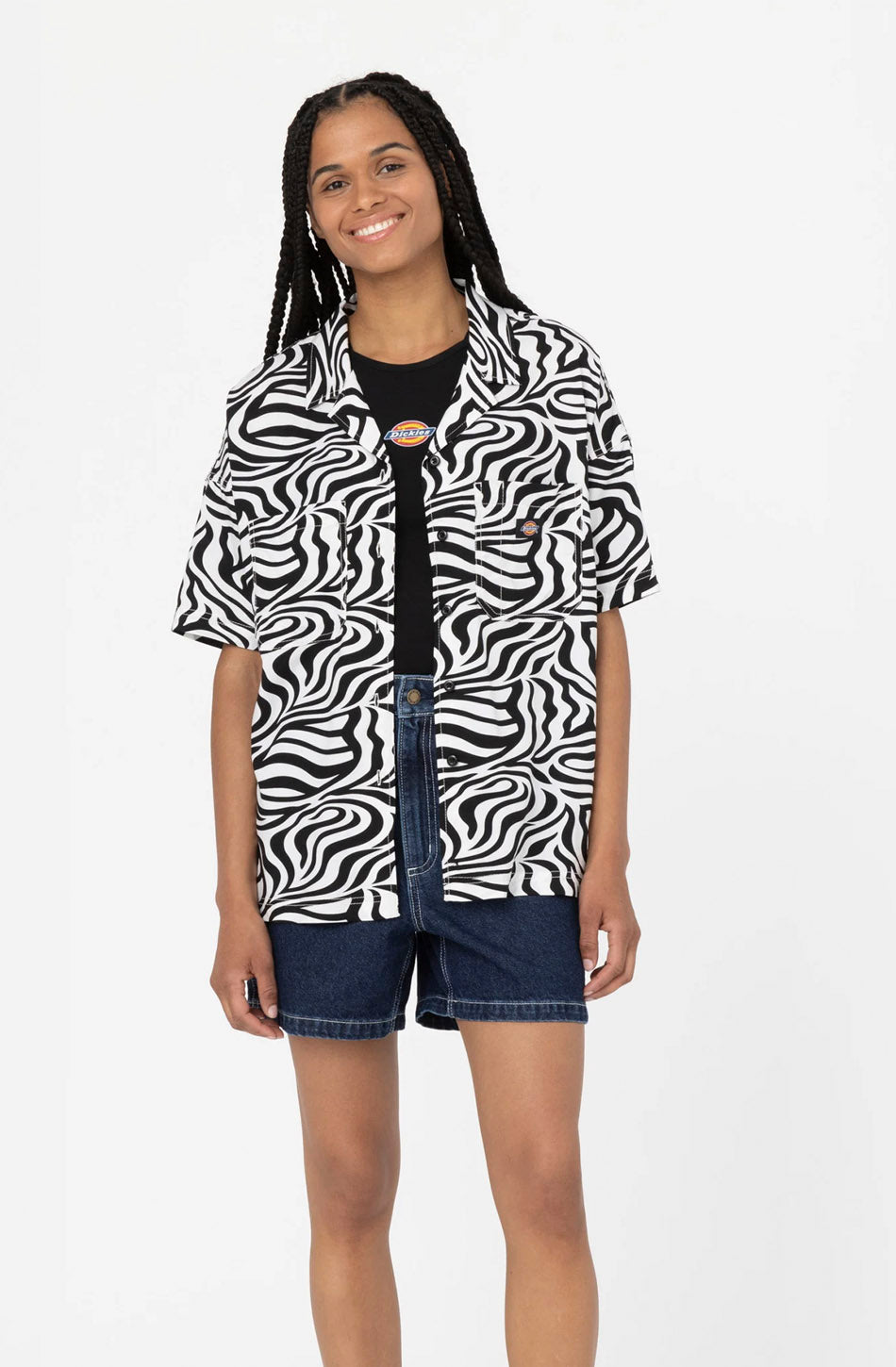 Dickies Leesburg Cloud Zebra Hemd