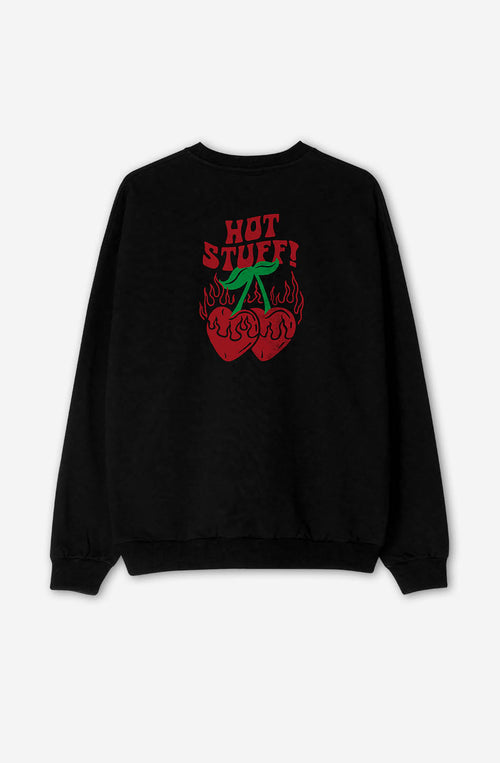 Hot Stuff Schwarzes Sweatshirt