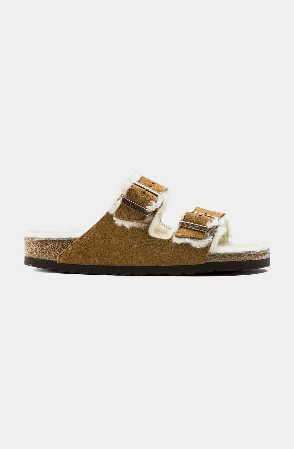 Birkenstock Arizona Leder-Nerzsandalen