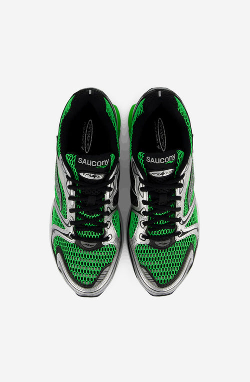 Saucony Progrid Triumph 4 Green/Silver Sneakers