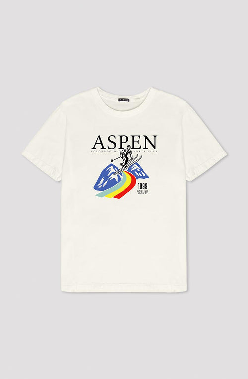 T-Shirt Washed Aspen Ivory