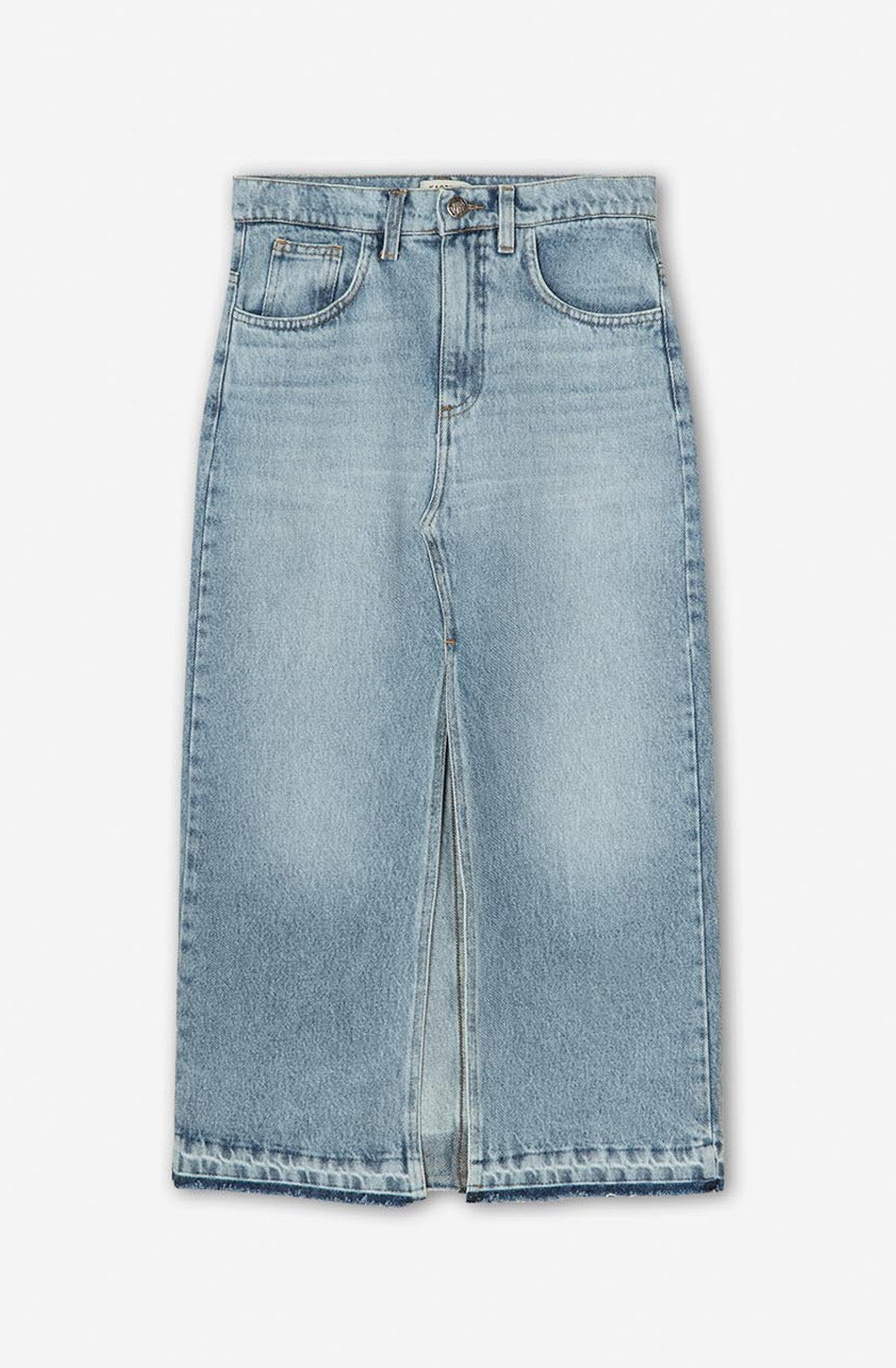 Langer Jeansrock