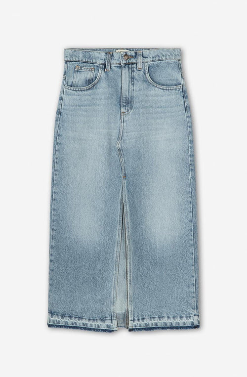 Langer Jeansrock