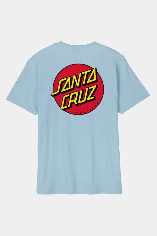 Camiseta Santa Cruz Classic Dot Chest Sky Blue