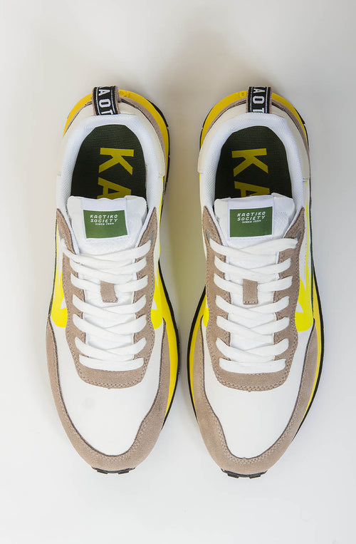 Kaotiko Nara Neon Yellow Sneakers