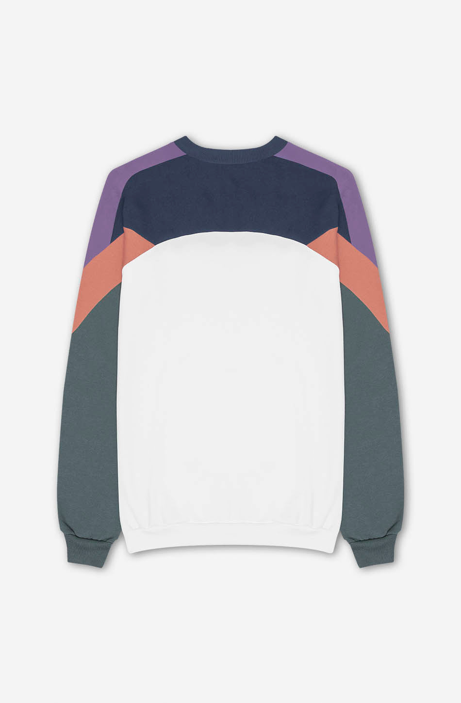 Dru Sweatshirt in Elfenbein/Koralle