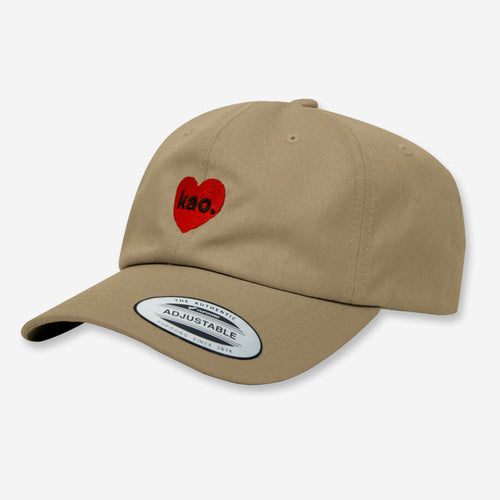 Gorra Heart Red Kao. Khaki