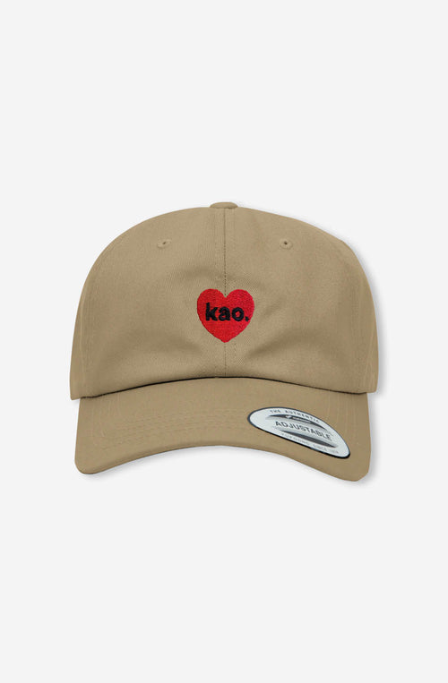 Gorra Heart Red Kao. Khaki