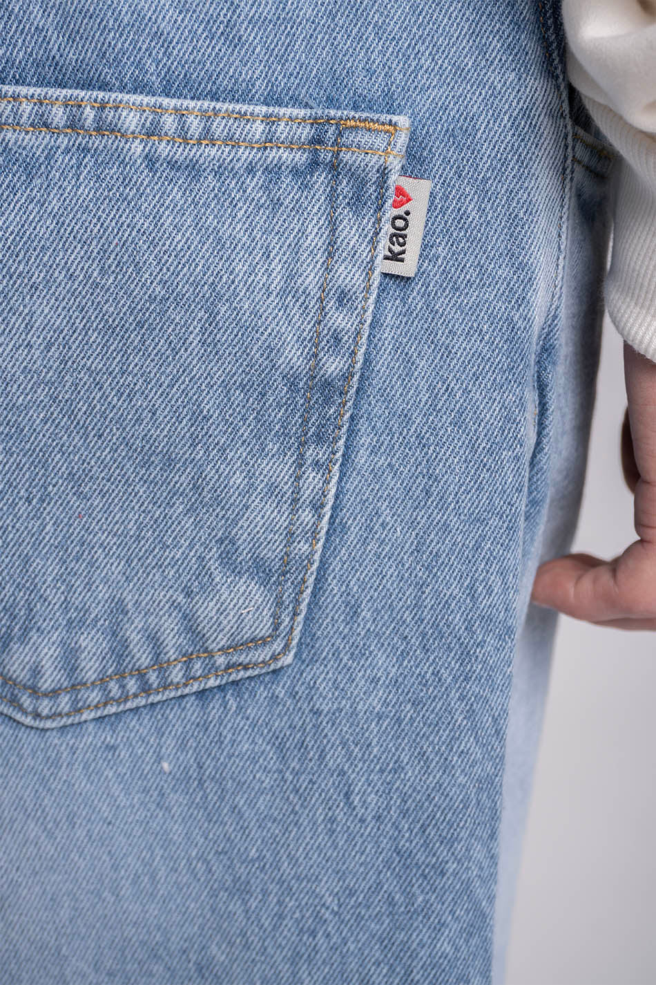 Lockere Baggy Denim Bermuda Shorts