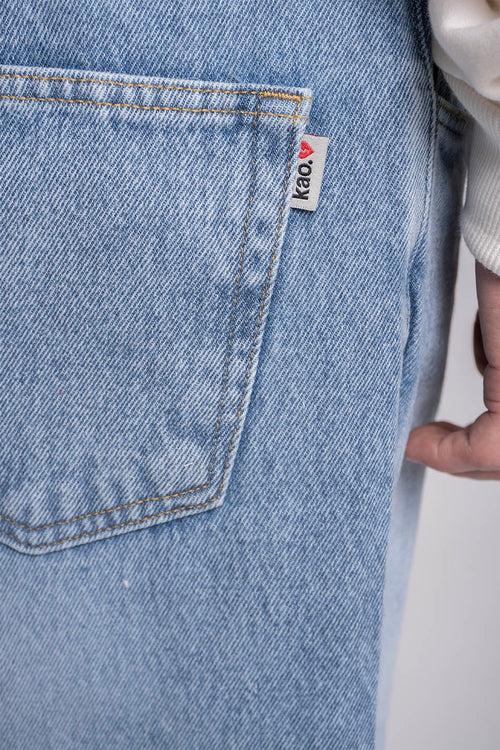 Lockere Baggy Denim Bermuda Shorts