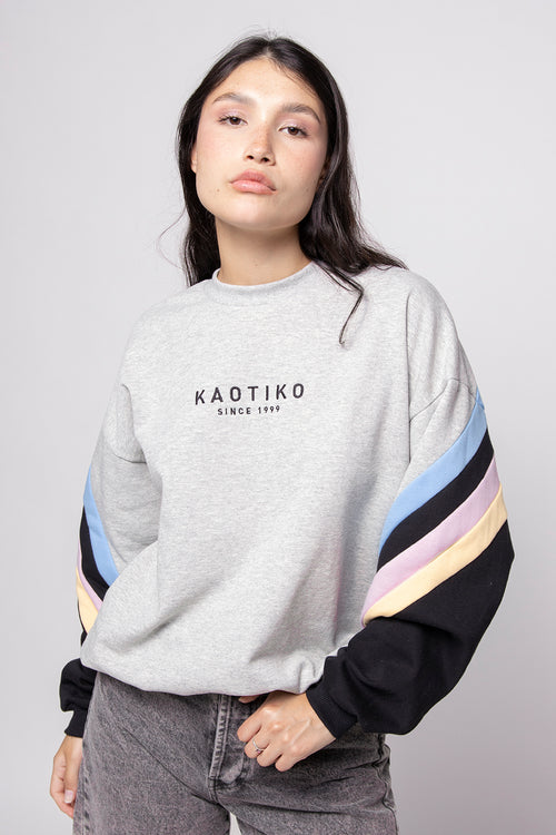Walker Grau/Schwarz/Niagara Sweatshirt
