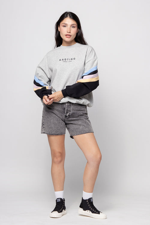Walker Grau/Schwarz/Niagara Sweatshirt