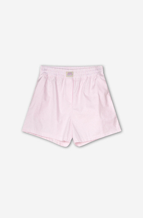 Short Stripes Dark People Pink/ White