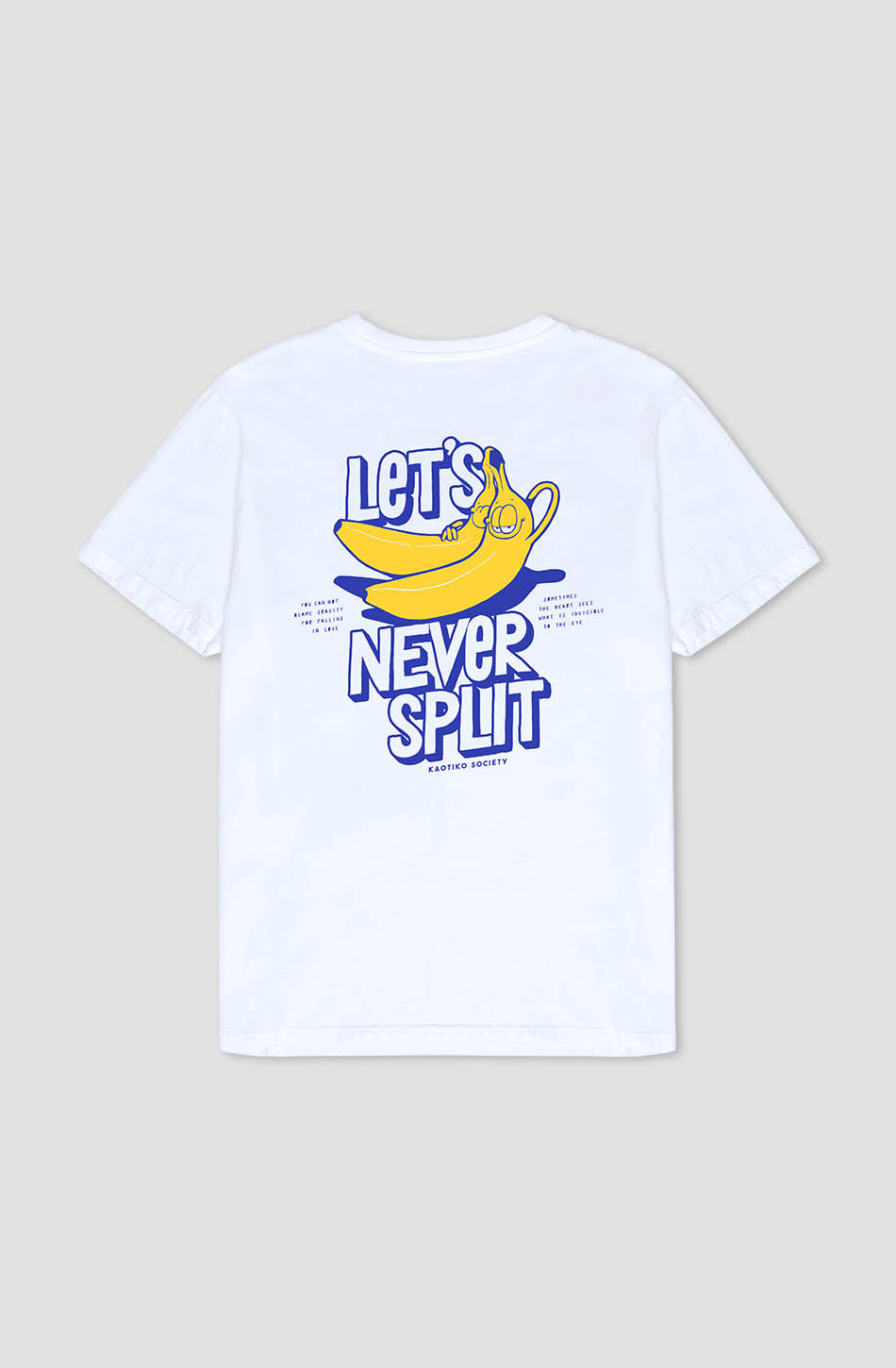 Camiseta Washed Banana White Camisetas Hombre Kaotiko BCN