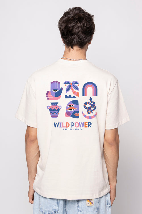 Wild Power T-Shirt aus Bio-Baumwolle