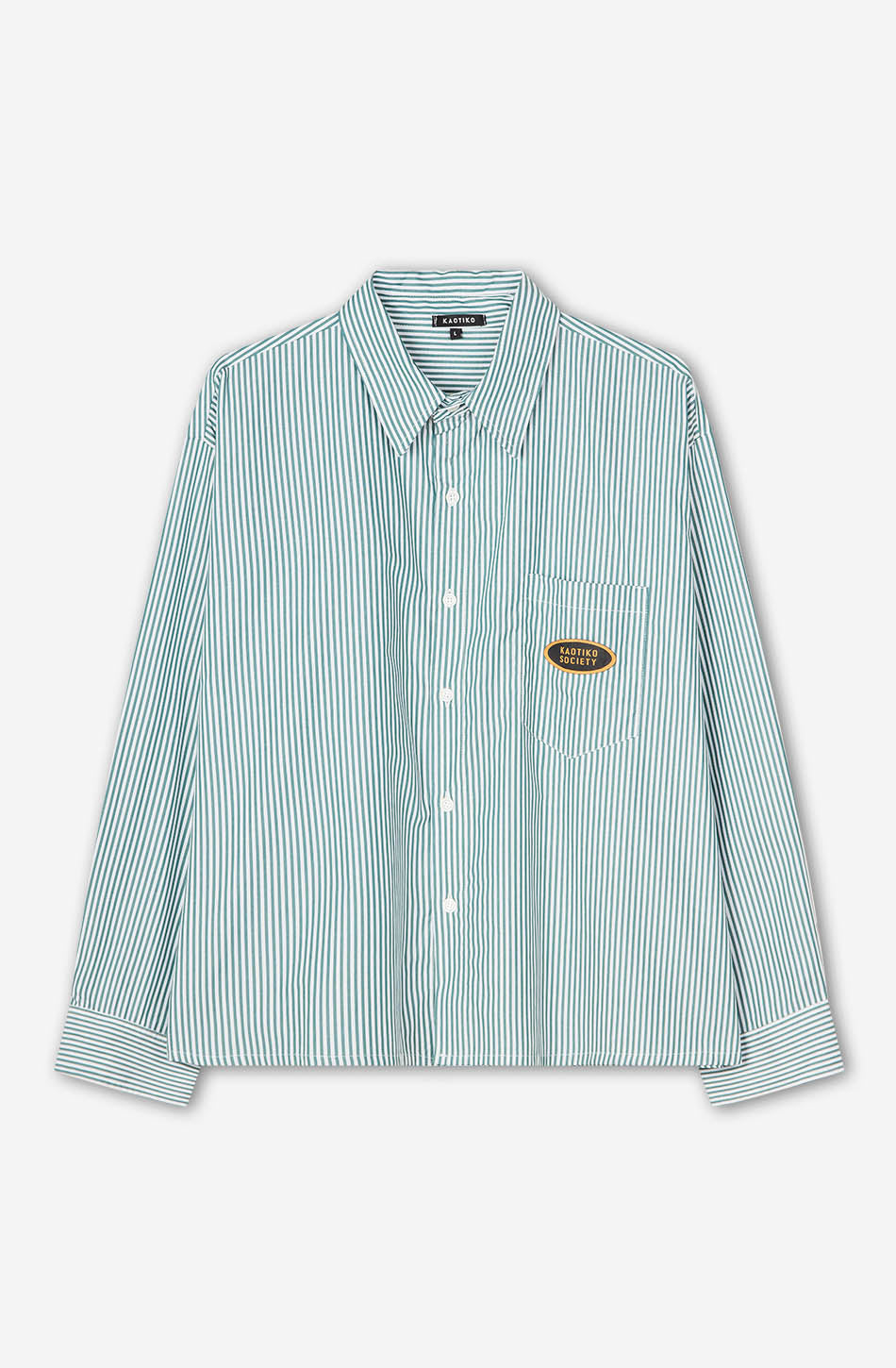 Patch Green Shirt – Herrenhemden | Kaotiko