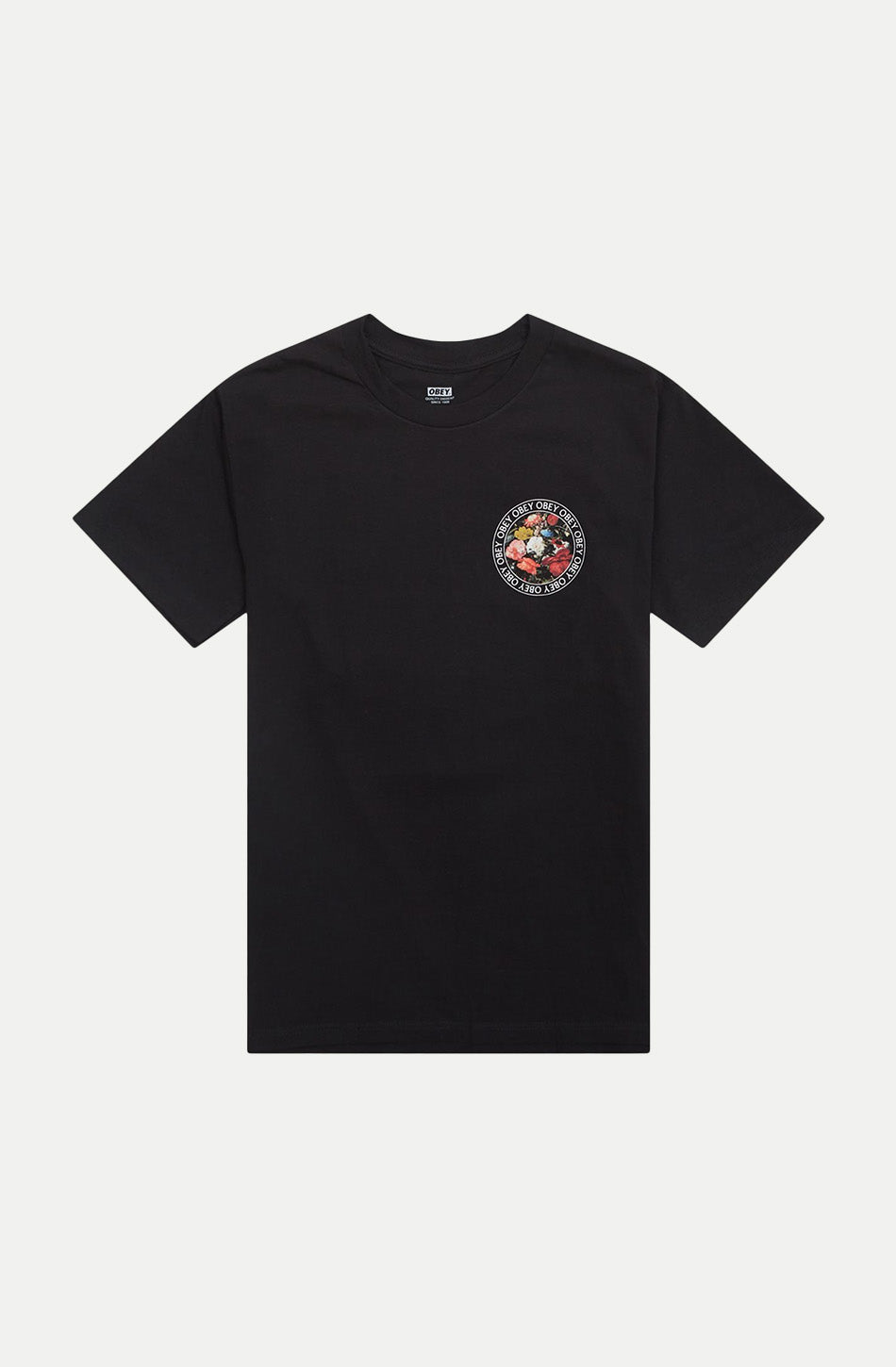 Obey Bouquet Schwarzes T-Shirt