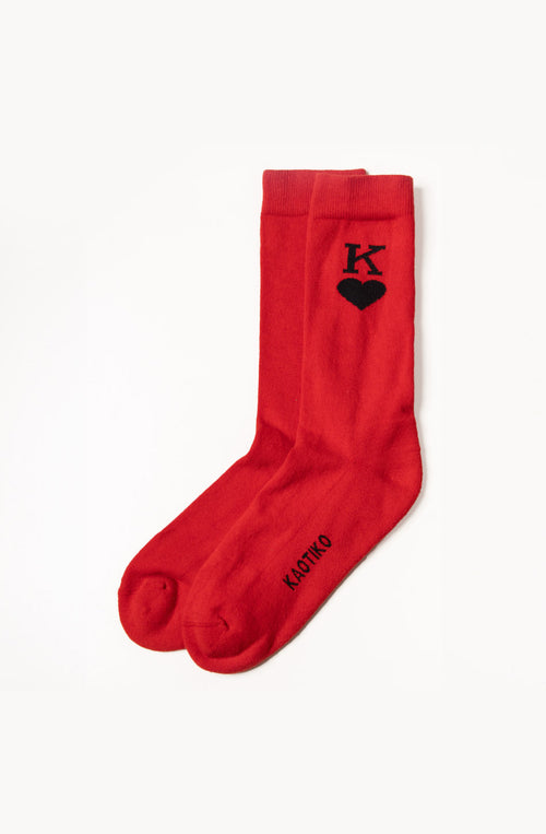 Otis Red/Black Sock