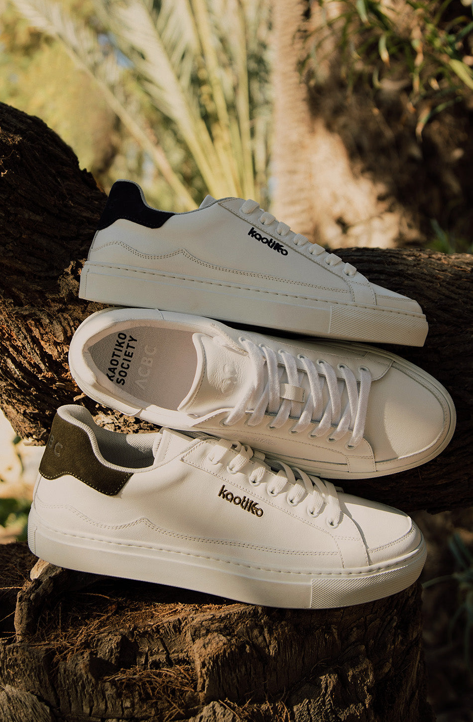 ACBC x Kaotiko Weiße Turnschuhe