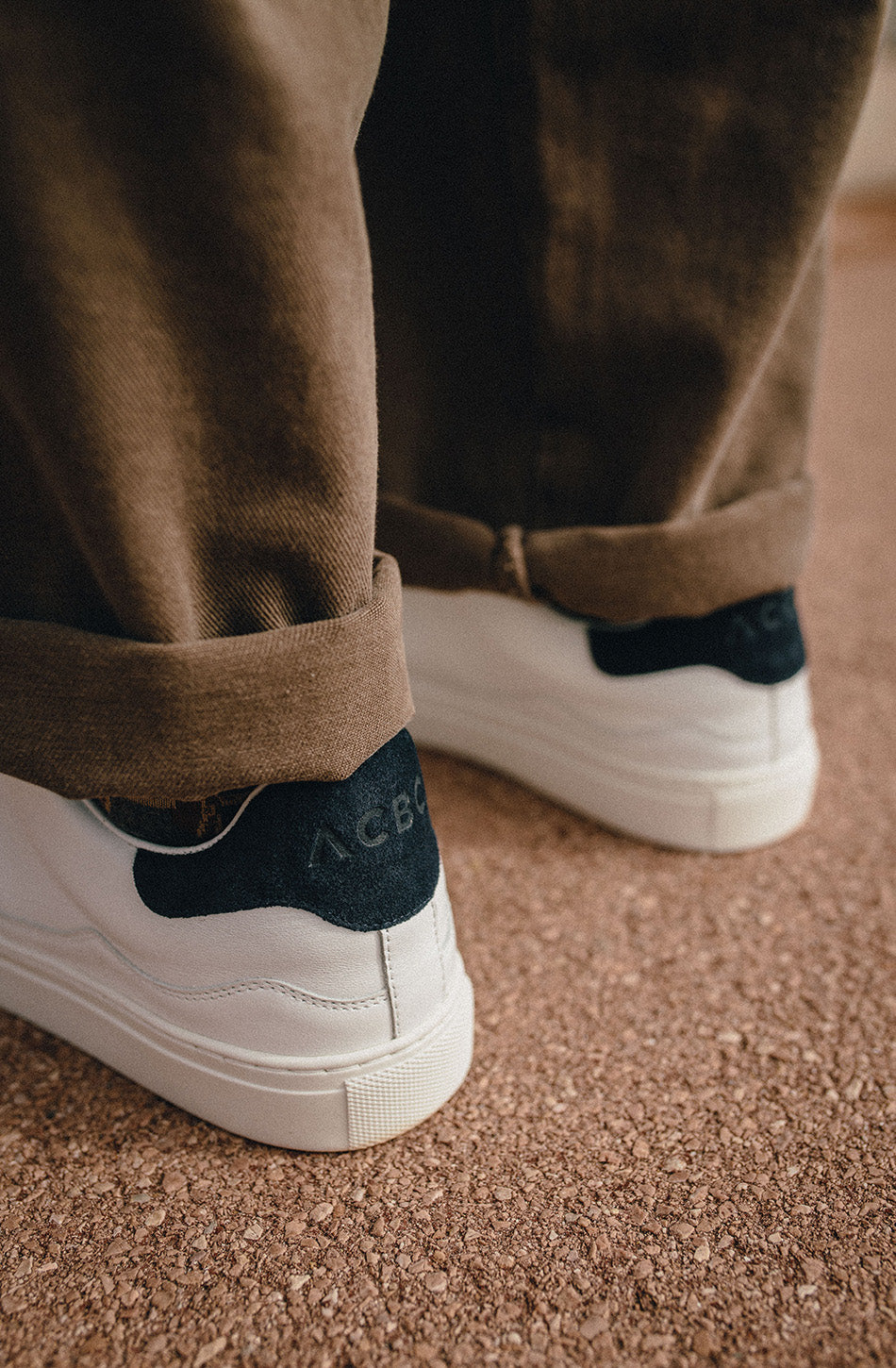 ACBC x Kaotiko Weiß / Blaue Turnschuhe