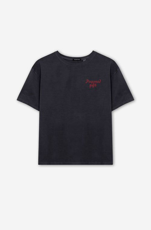 Washed Poisoned Gift T-Shirt noir