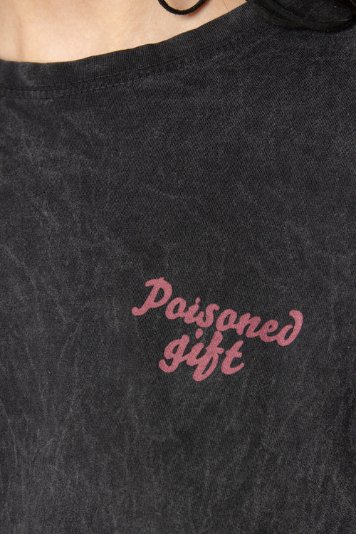 Camiseta Washed Poisoned Gift Black