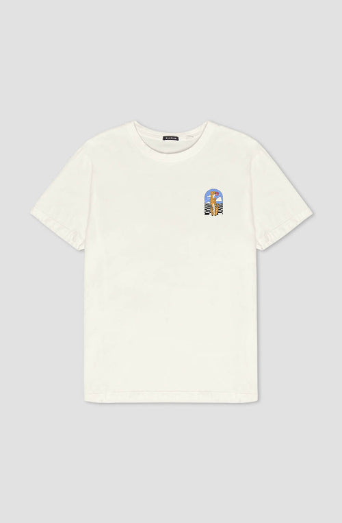 Gewaschenes Fearless Dreamer Elfenbein-T-Shirt