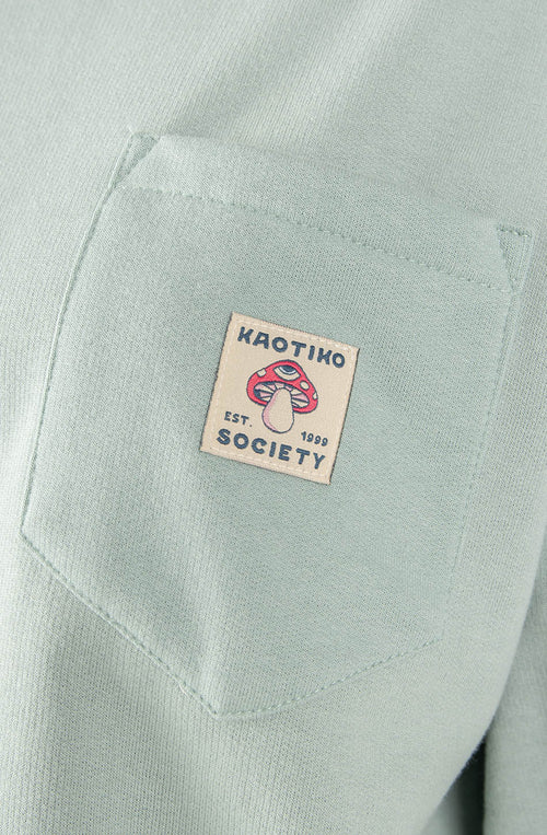 Sweat-shirt Pocket Mushroom Society Cloud 