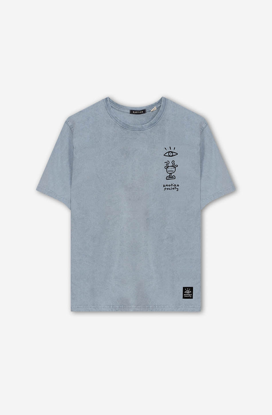 Washed Boy Urban Threesome Steel T-shirt
